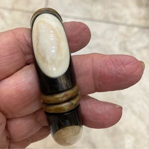 Vintage Bone/Brass Bangle